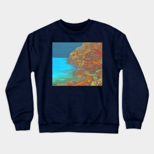 La splendida Positano. Crewneck Sweatshirt